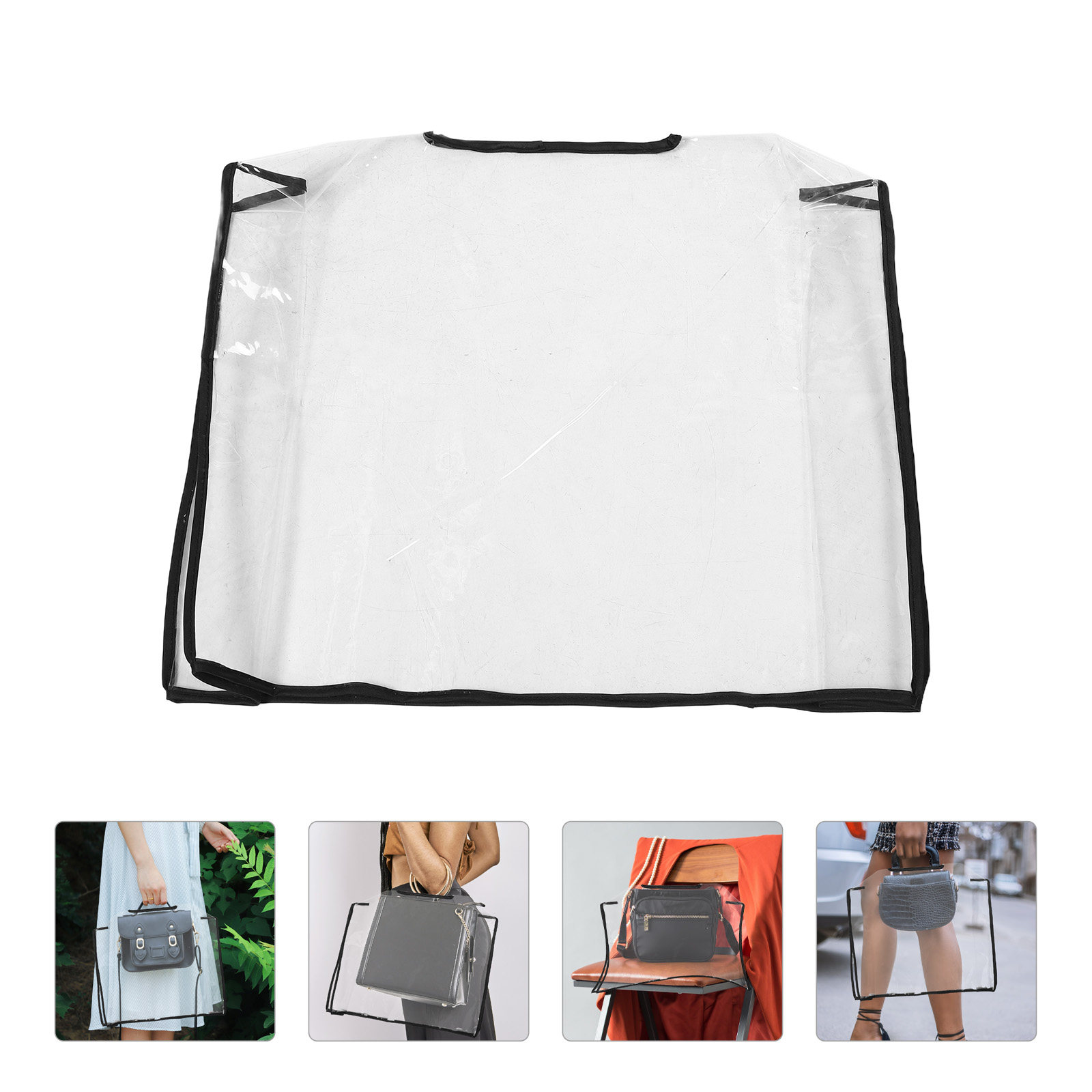 Rain Cover Backpack - エバトートバッグ クリアハンドバッグ ダストカバーバッグ ワードローブ ラゲージプロテクター 自転車バックパック