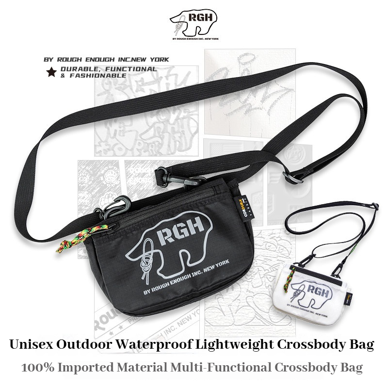 Sling Backpack Shoulder - RGH 防水キャンバス製 ミニクロスボディバッグ。軽量で、男女問わず夏に使えるアウトドア用ショルダーバッグ。