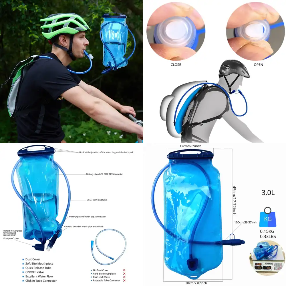 WAP01 人気商品 1個入り スポーツウォーターブラダー  - Hydration Pack Outdoor のレビューと価格