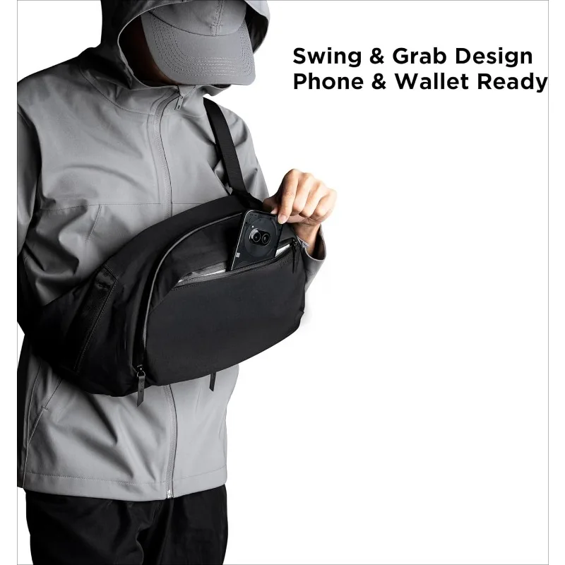 右肩掛けチェストバッグ 7.5L - クロスボディバッグ、ス - Sling Backpack Shoulder のレビューと価格