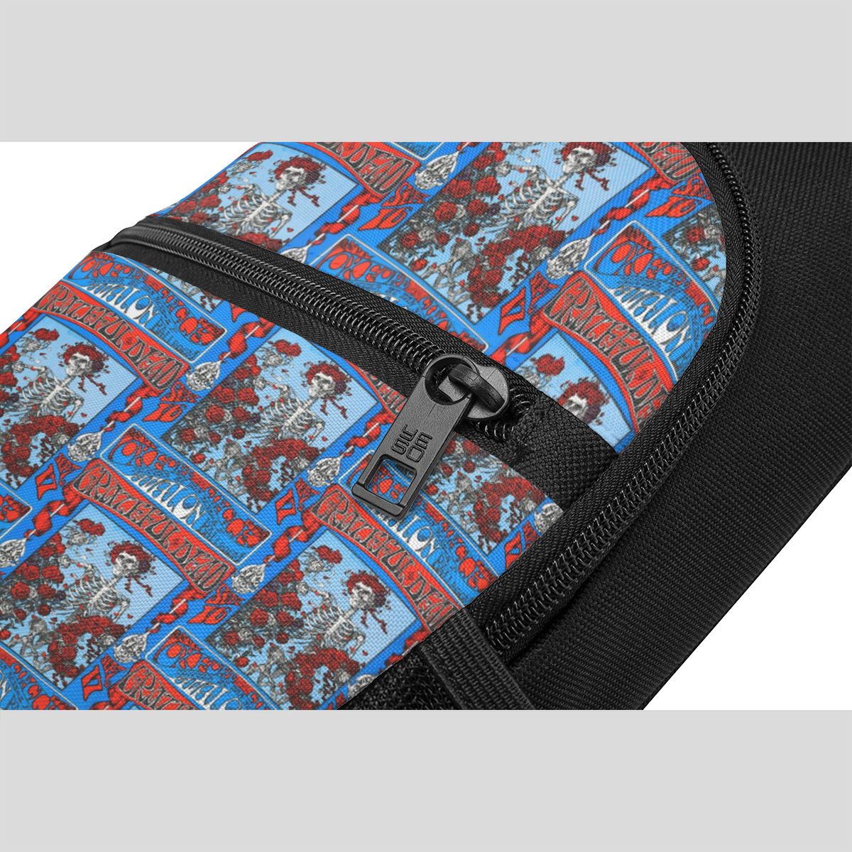 グレイトフルデッドロックバンドチェストバッグメンズスリングク - Sling Backpack Shoulder のレビューと価格
